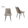 Chaise Lotte Pu taupe