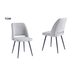 set de table 324 blanc avec 4 chaises tom