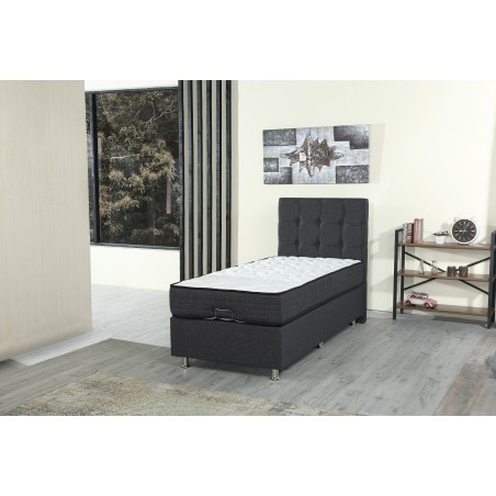 Hannover 90x200cm bedbox baza stof papermoon